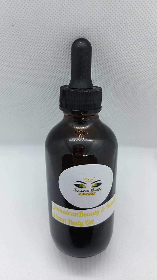 4oz Homemade Organic Scented Body Hemp Oil