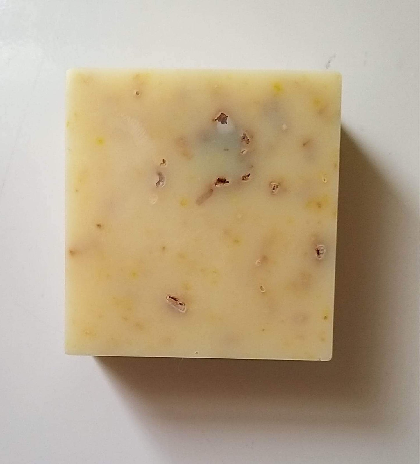 Homemade Organic Lemon Soap